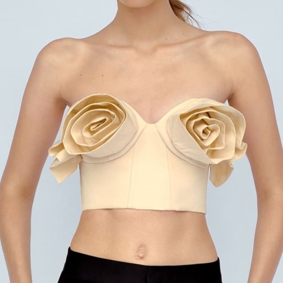 ZARA Floral Bustier Limited Edition BNWT - Picture 3 of 8